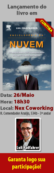 Lançamento do Livro: Enciclopédia da Núvem em Curitiba, dia 26/maio às 18h30 no Nex Coworking